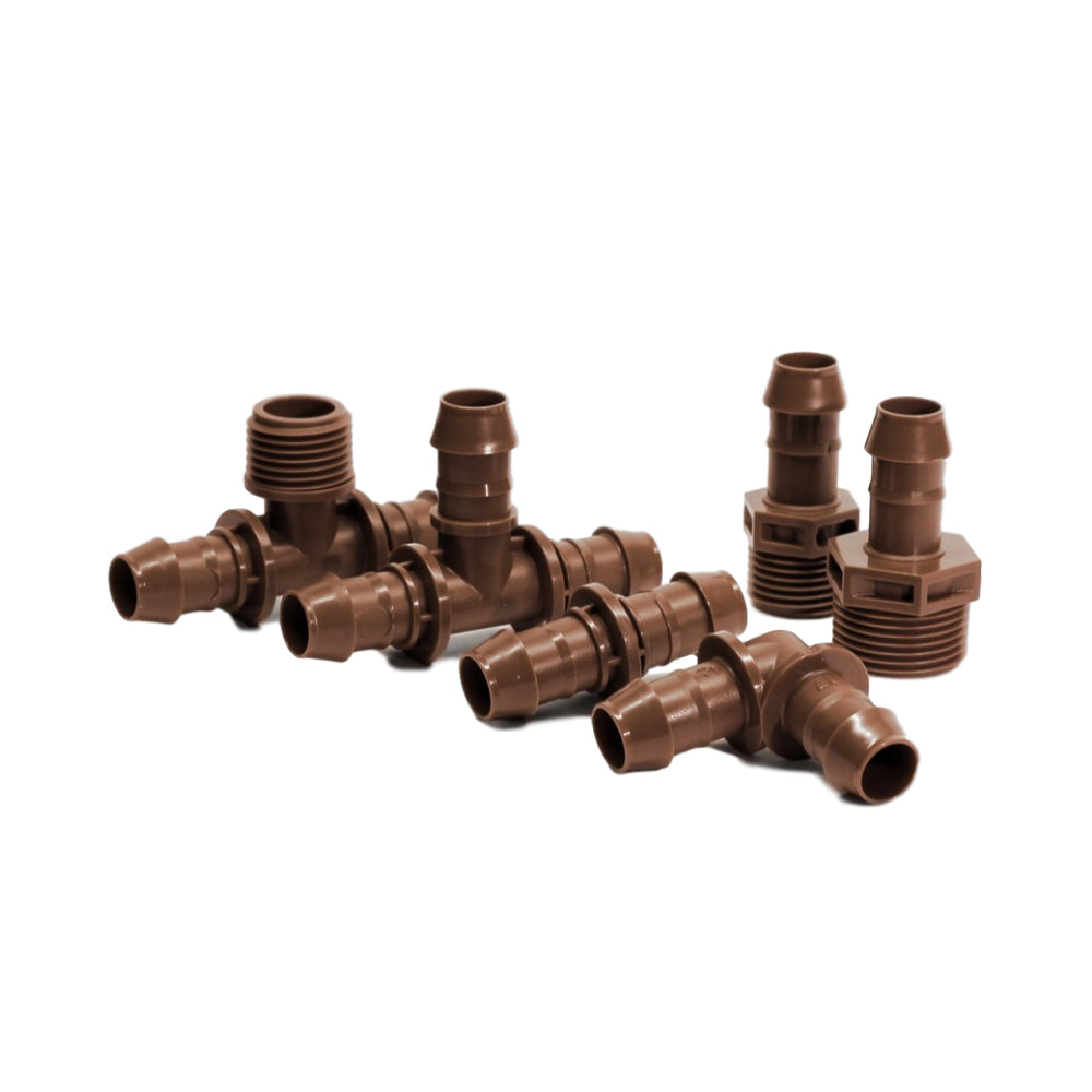 17mm Dripline Fittings & Connectors - Hunter, Netafim