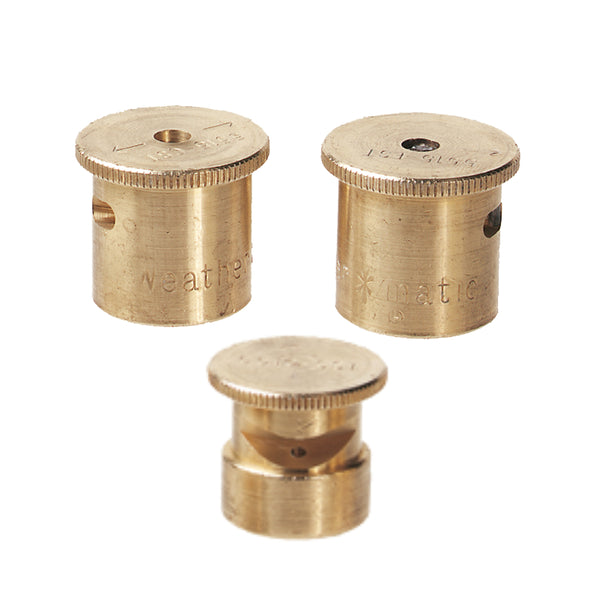 Weathermatic Brass Strip Nozzles for Side, End and Center