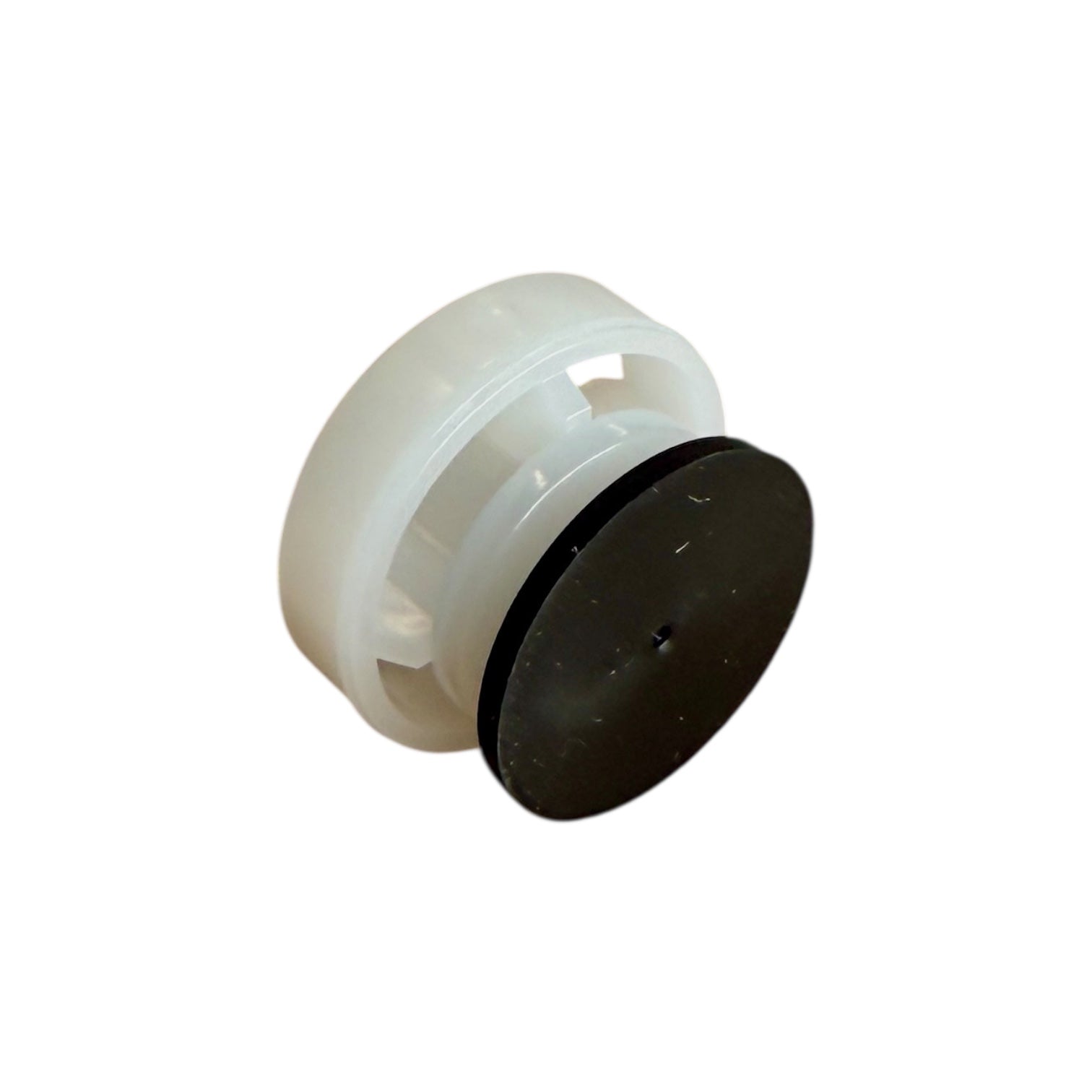 Top-down product image of Hunter Pro-Spray 437400SP check valve showing rubber seal and assembly details for installer reference and compatibility checks.