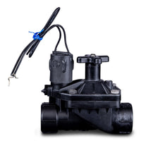 Top-down view of Weathermatic MAX-DW-10 valve highlighting manual internal bleed lever, brass shock cone area, and flow control stem for precise throttling.