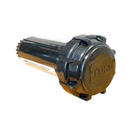 Detailed product view of the 570-CAP shut-off cap showing sealing edge and internal cavity that seats into the 570 pop-up spray body (close-up).