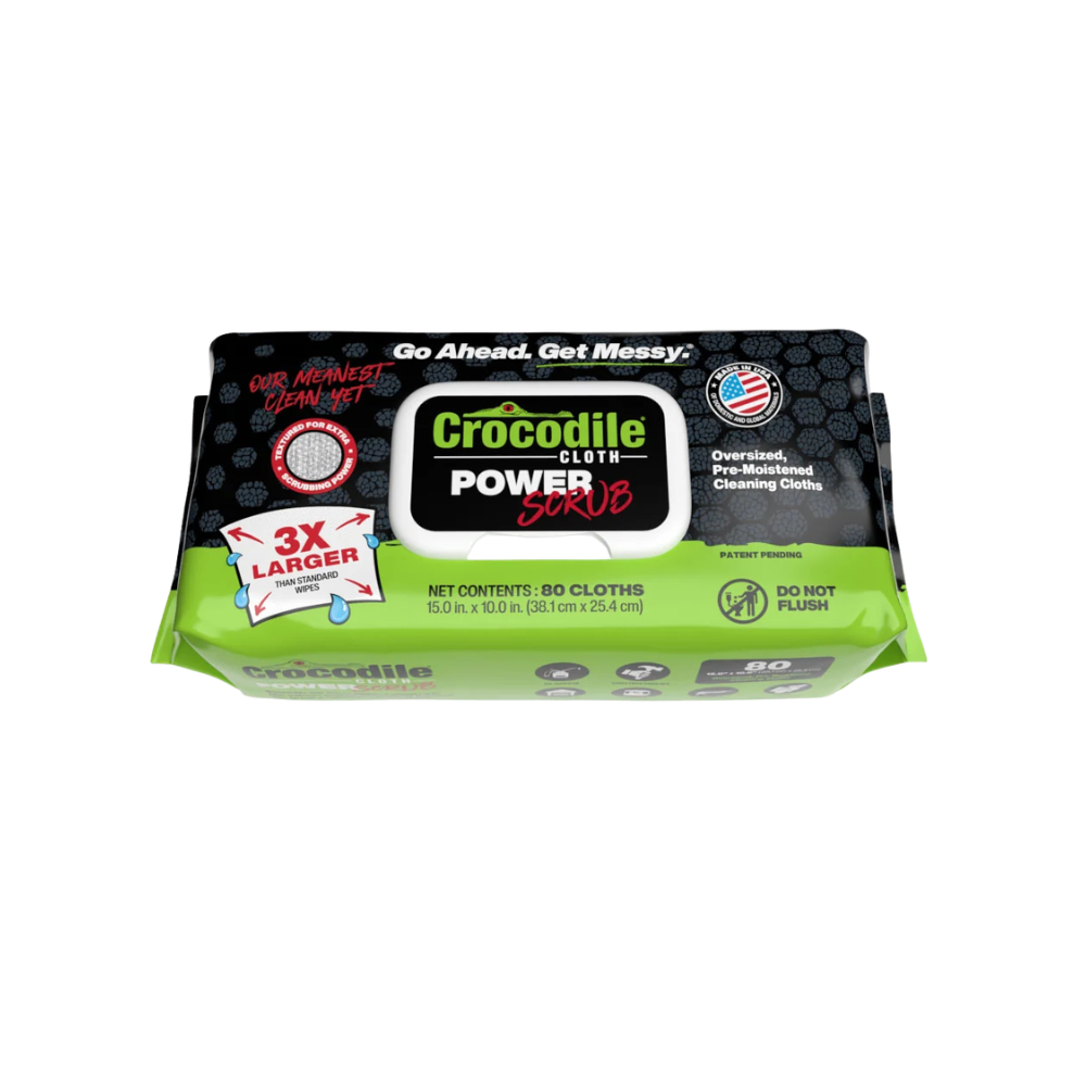 Crocodile Cloth Power Scrub 80 count
