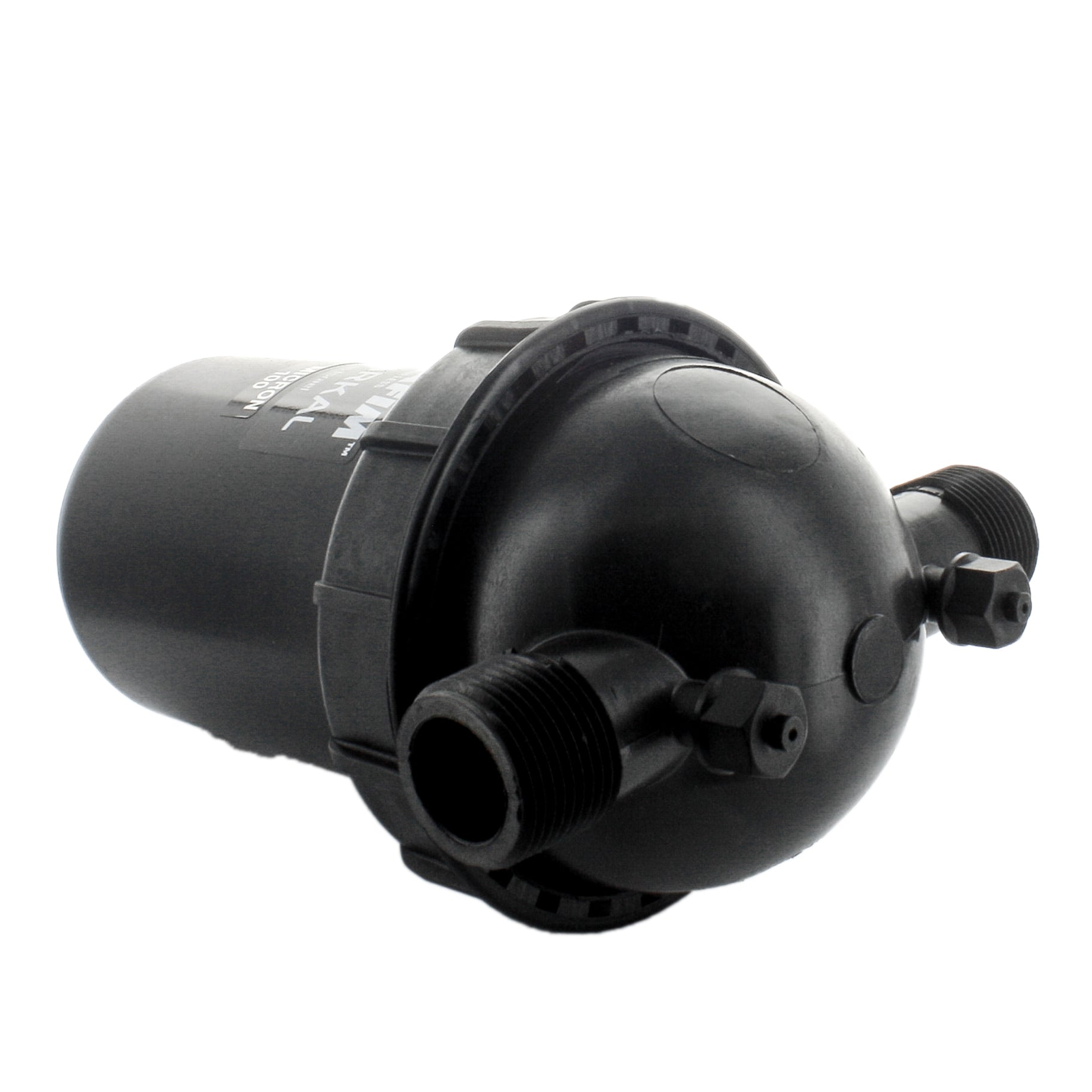 Detailed image of Netafim 1-inch disc filter with visible disc stack and sealing surfaces demonstrating serviceable design and part access.