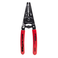 King 46005 Gorilla wire stripper — non-slip handles, handle lock, serrated plier nose, precision stripping nests. 20–10 AWG.