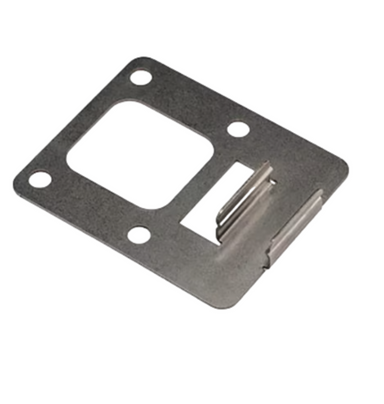 FX SRP hardscape mount (SRPMNT) single 1-pack clip, close-up view showing mounting profile and clip shape for strip lights.