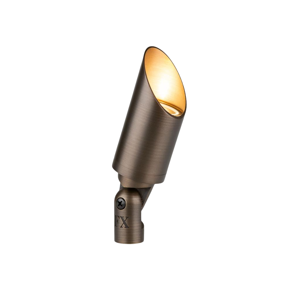 FX Cora CA-51 accent light in Antique Bronze finish, front angled view.
