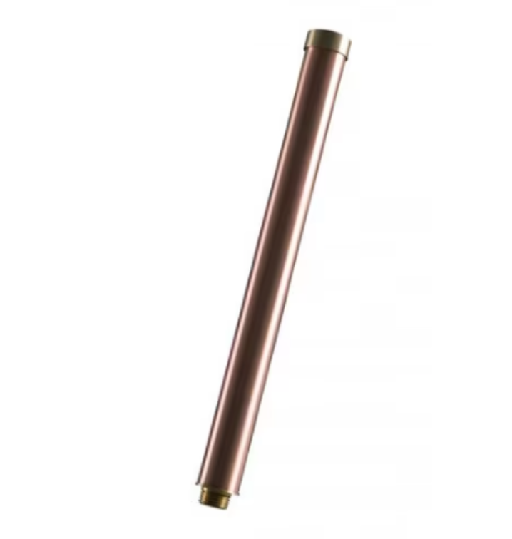FX Luxor ZD 18-inch aluminum LED riser in bronze metallic finish, upright landscape path light assembly showing riser and LED head.