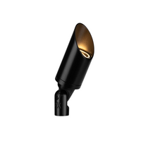 FX Cora CA-51 accent light in Black finish, side profile showing head and knuckle.