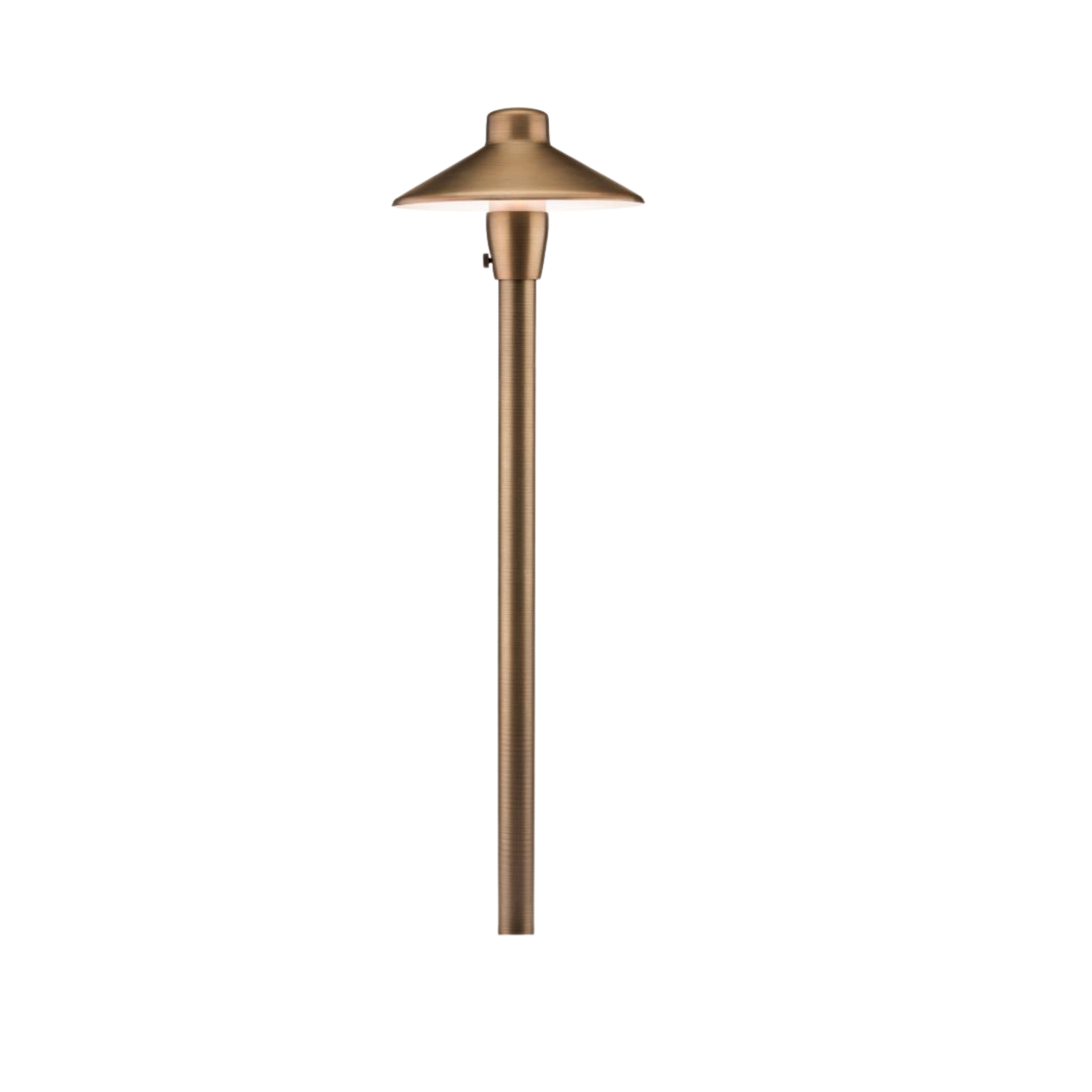FX C-PL CPL4 mid-grade brass path light in antique bronze with 12in riser