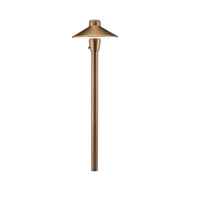 FX C-PL CPL4 mid-grade brass path light in antique bronze with 12in riser