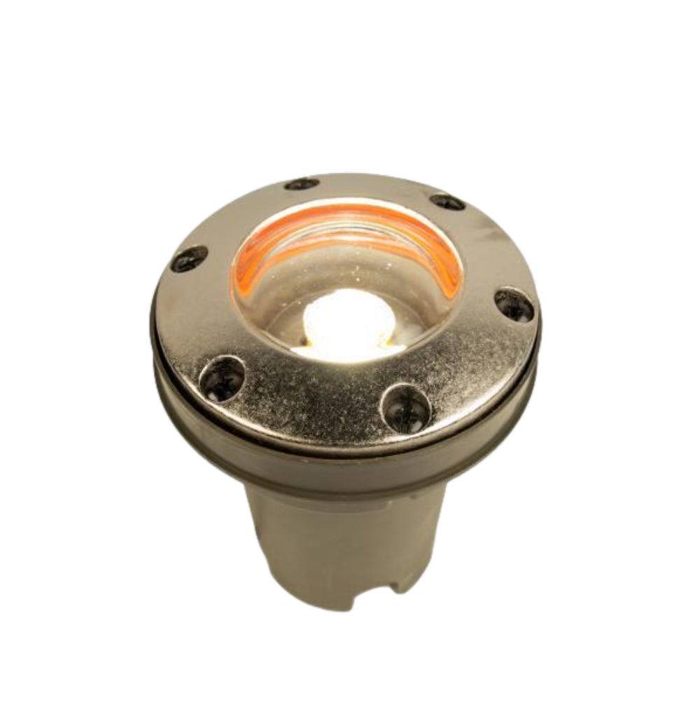 FX FC Well Light with Ring — Luxor ZDC, Nickel-Plated