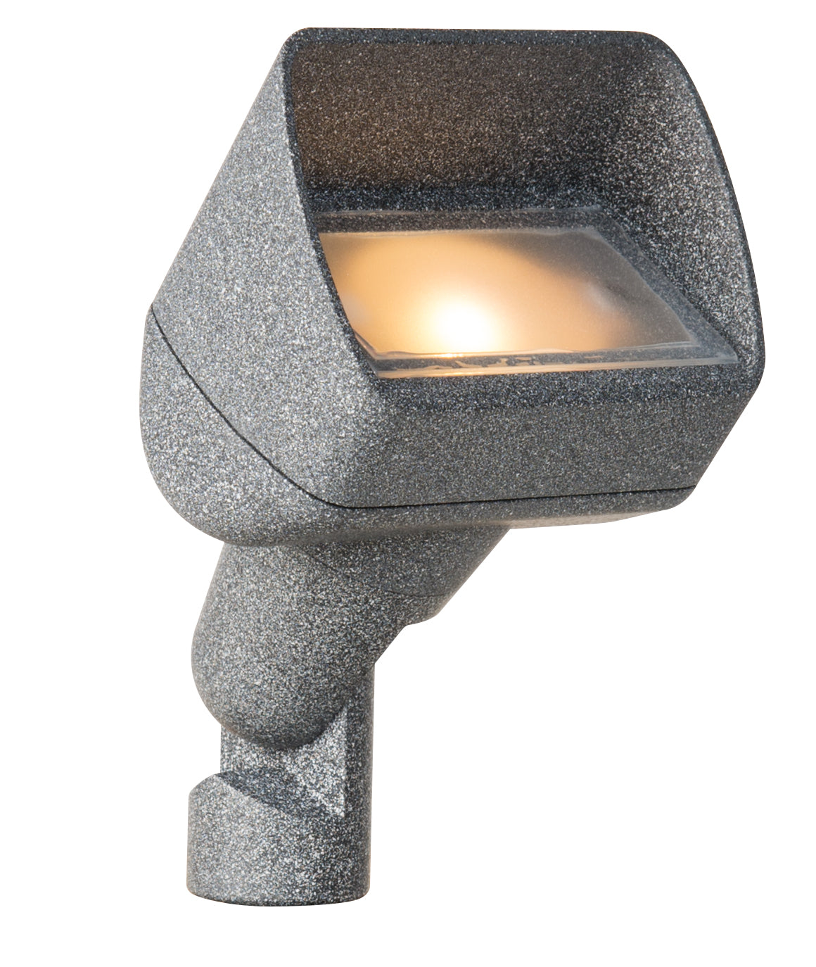 FX PB Wall Wash in Weathered Iron finish, ZD/ZDC compatible model, installed in landscape demonstrating aiming and wall-wash coverage.