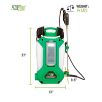 Flowzone Typhoon 3 spray wand and quick-connect nozzles (45° fan, 0° pin stream, brass adjustable cone)