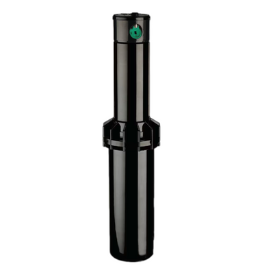 K-Rain RPS75i 3/4-inch gear-drive rotor sprinkler head with riser, rubber cover, and multiple nozzles on white background.