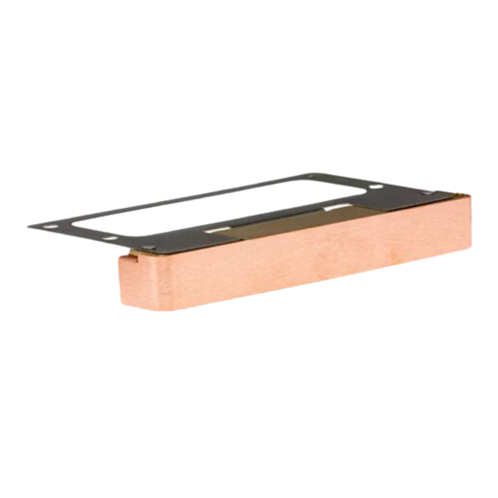 LF wall light in Copper finish with die-cast brass housing and copper faceplate option, placed under capstone to accent wall texture with warm 2700K light.