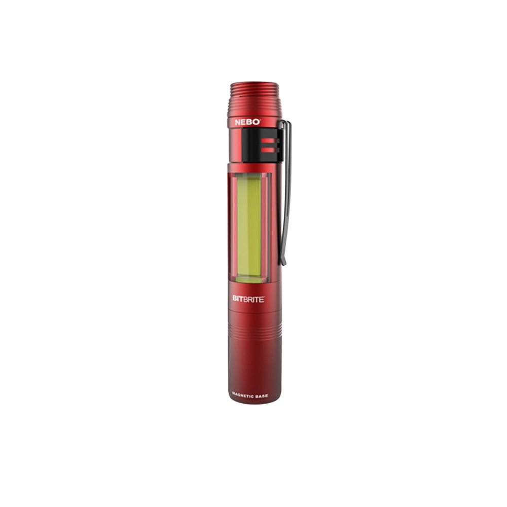 NEBO BitBrite pocket COB task light with pocket clip and magnetic base