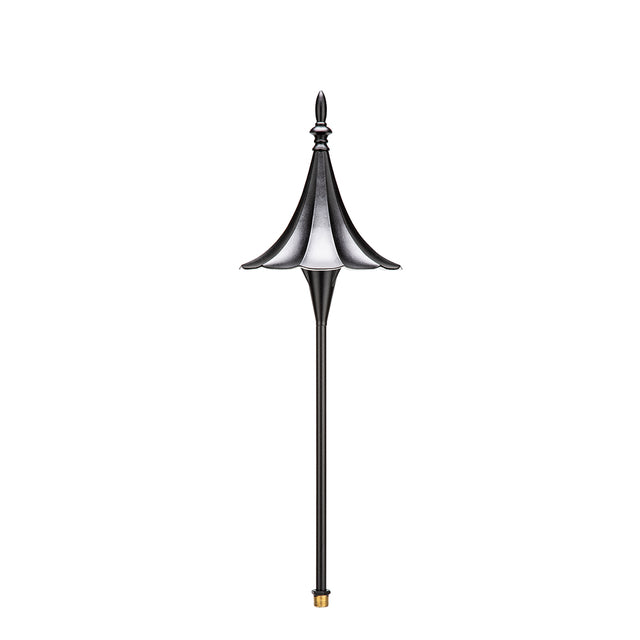 Vista PR-9215 Path Light, Aluminum Black Finish (No Lamp)