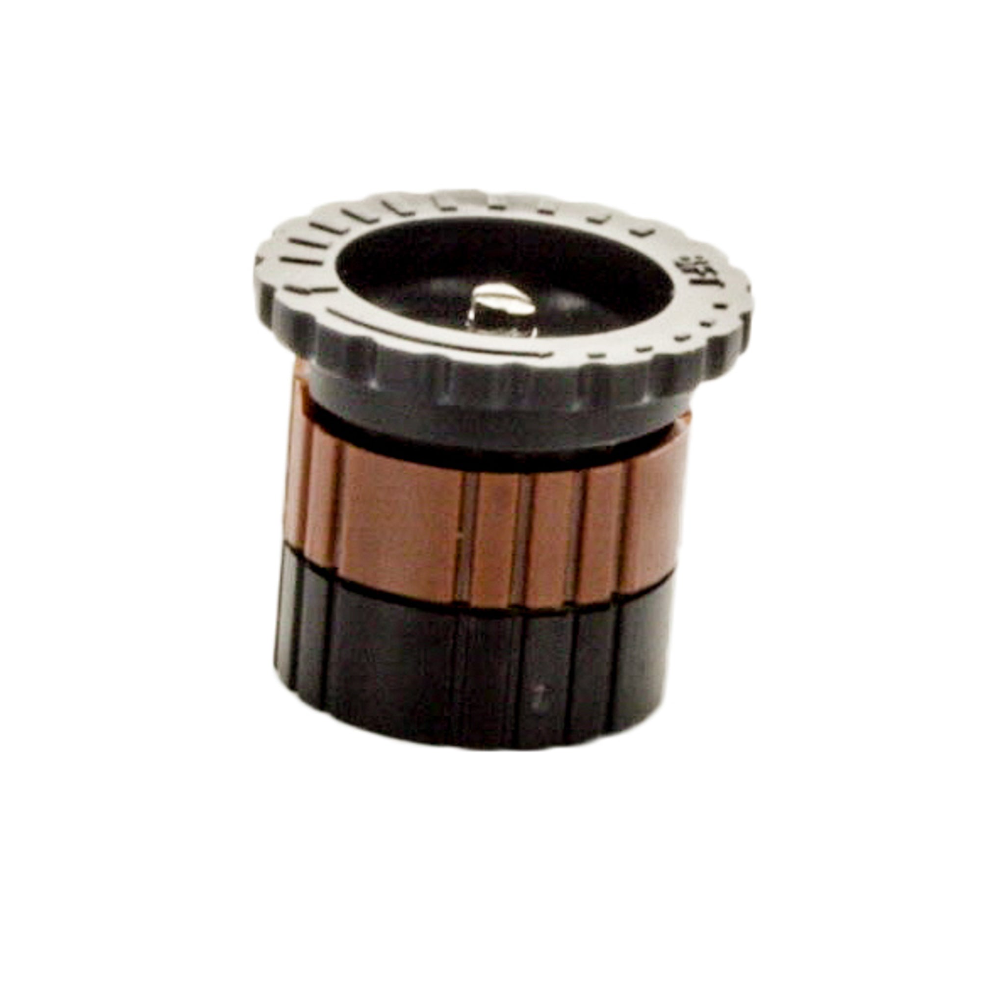 Green-capped PRO-VAN8 nozzle laid on a neutral background to emphasize the color-coding used for the 8-foot radius model.