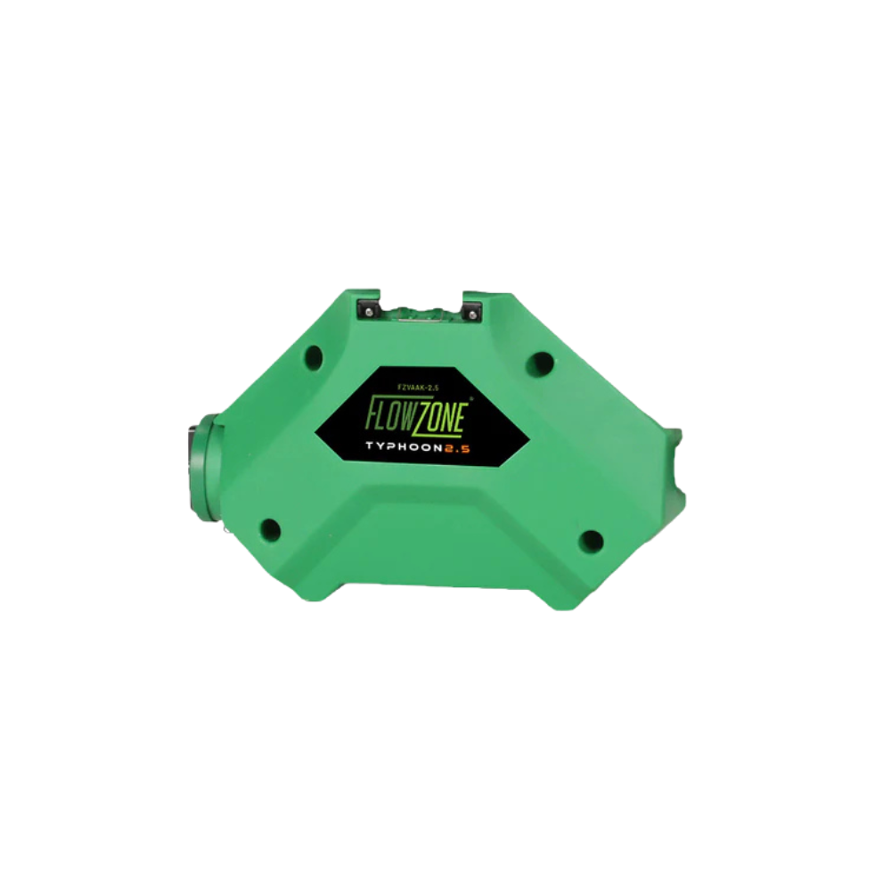 Front view of FLOWZONE FZRAME Cyclone 2.5 replacement cover plate assembly for 4-gallon Series 2.5 backpack sprayers.