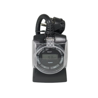 Seasonal Source TIME-600 digital outdoor timer with two outlets, 7-day programming and battery backup for retained settings.