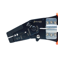 Tempo PA1140 Two-Wire All-in-One Tool shown preparing flat Maxi two-wire irrigation cable.