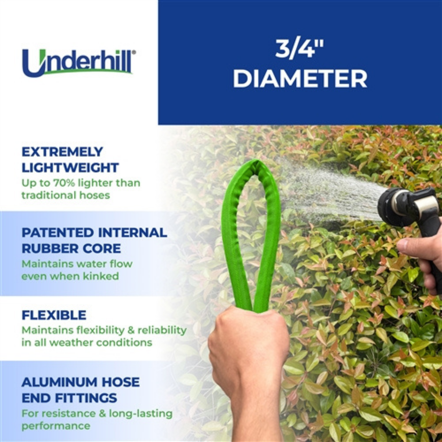 Underhill 3/4 in ProLine Flex Fabric Hose
