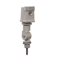 Vista FPC-170 swivel-mount field photocell with plug-ready color-coded wire harness and compact profile for landscape transformers.