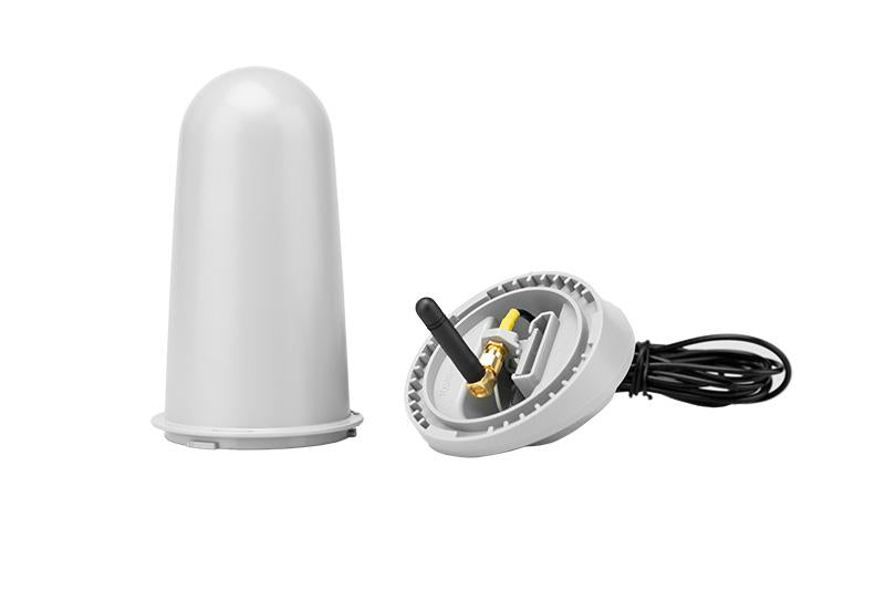 Antenna Extension Kit components including mast, cables, and connectors used to increase signal reach for Wireless Valve Link installations across challenging sites (approx. 100 characters).