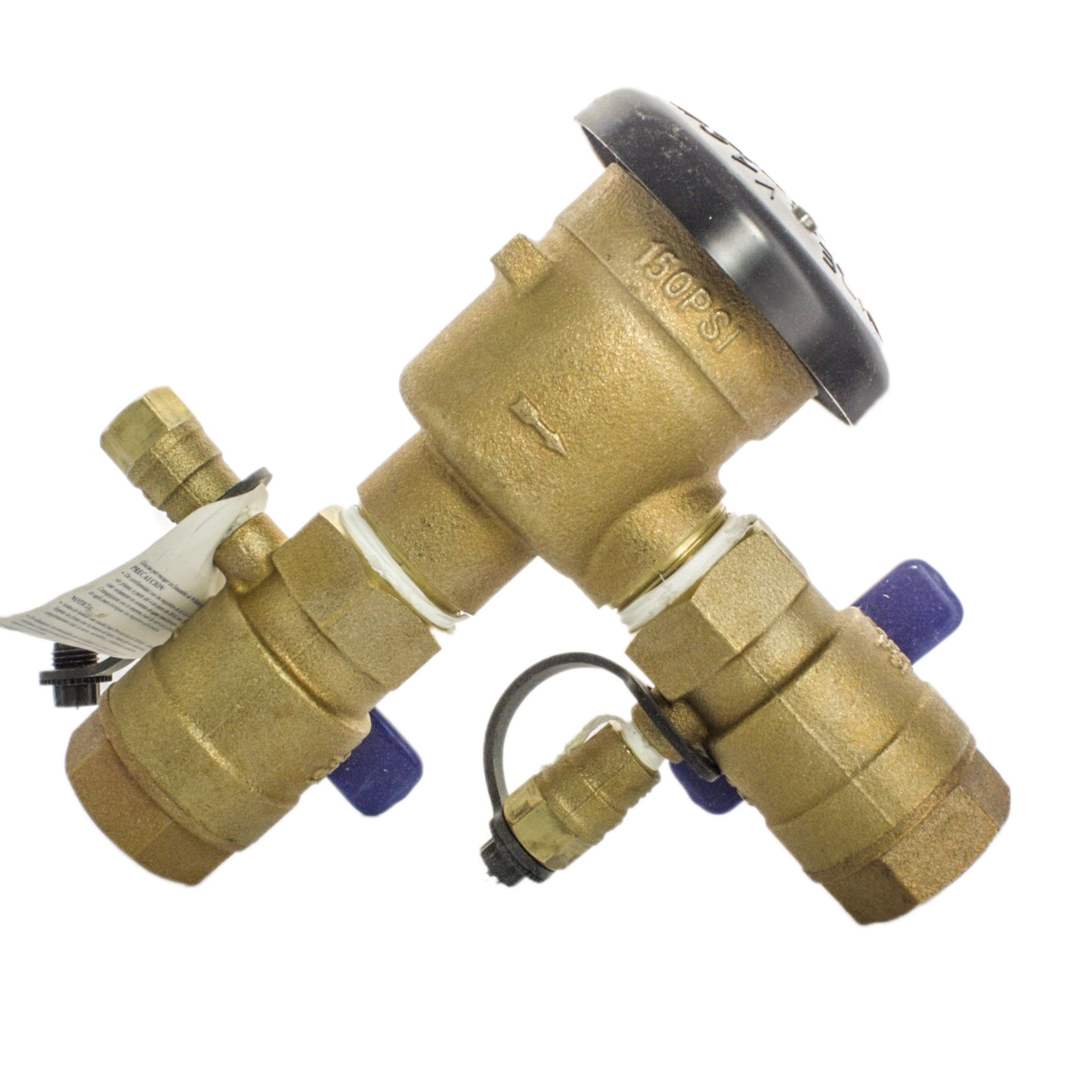Top view of Wilkins 12-720A showing the loaded air inlet and check valve access on the cast bronze body for serviceability.