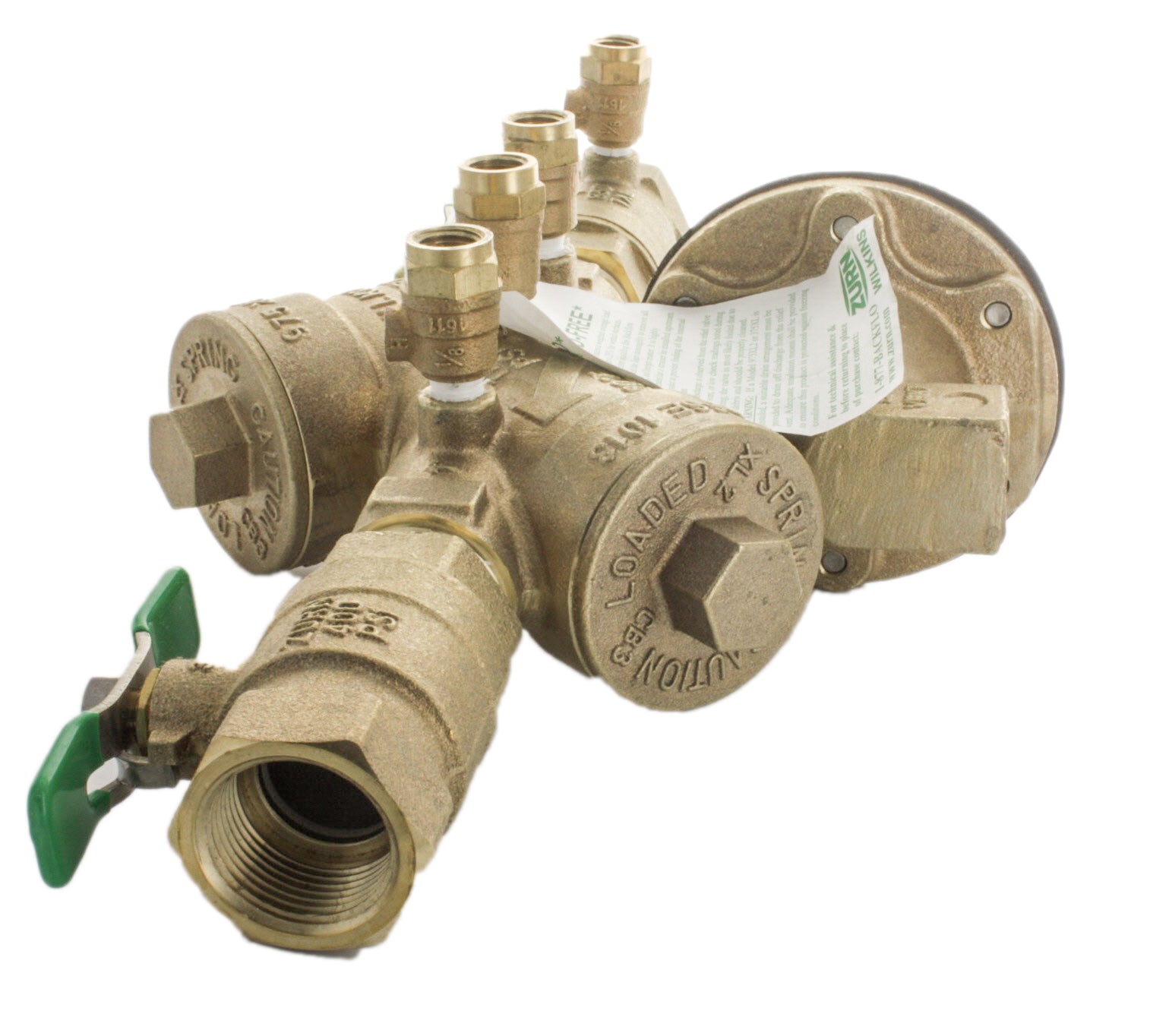 Wilkins 1-975XL2 1-inch RPZ Backflow Preventer, Lead-Free Bronze FNPT