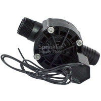 Close-up of Rain Bird 100-HV-MB 1-inch male x barb valve showing durable plastic housing, barb detail, and mounting features for easy service.