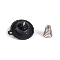 Rain Bird 208143 replacement diaphragm assembly and screen for 1-inch PEB valve, close-up product photo on white background, black rubber diaphragm visible.