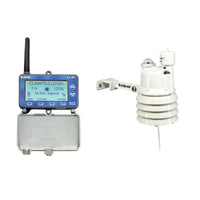 Irritrol Climate Logic CL-100 wireless kit showing outdoor weather transmitter and indoor receiver module on white background.