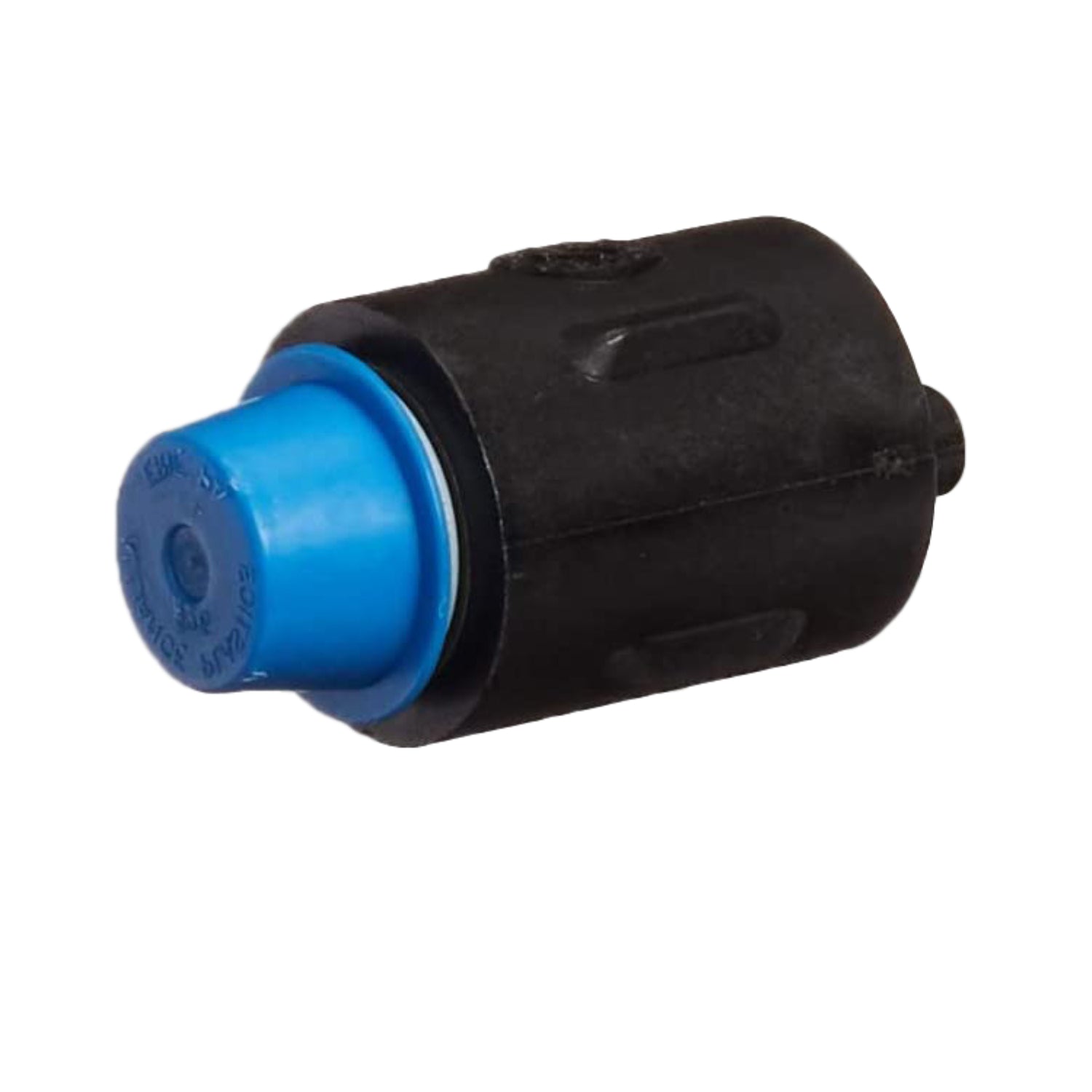 Front view of Weathermatic HD24JHPSA 24VAC heavy-duty round plastic solenoid with visible threaded base and electrical connector, on white background.