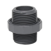 Dura 08303 O-Ring Nipple, 1 inch irrigation manifold fitting showing the O-ring seal and smooth exterior for leak-resistant connections.