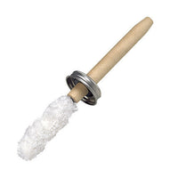 Weld-On 5020 4-inch swab dauber beside a quart can, showing the 4" swab head and handle for applying primers and solvent cements.