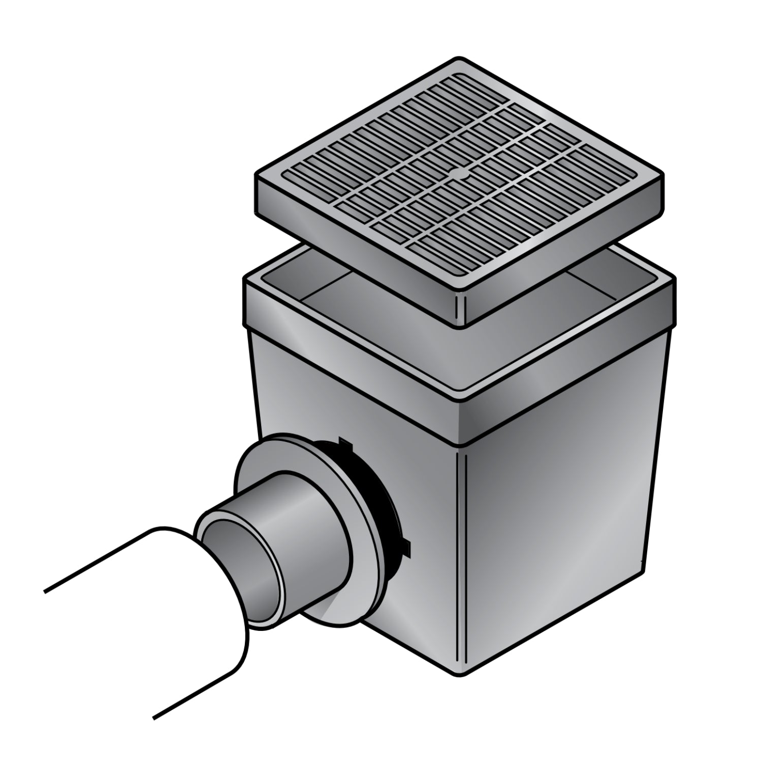NDS - 1212SD2KB - Retail 12 X 12 Drain Kit