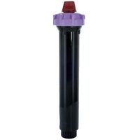 Front view of Toro 570Z PRX 6 in. pressure-regulating pop-up spray head with lavender effluent molded cap and visible body.