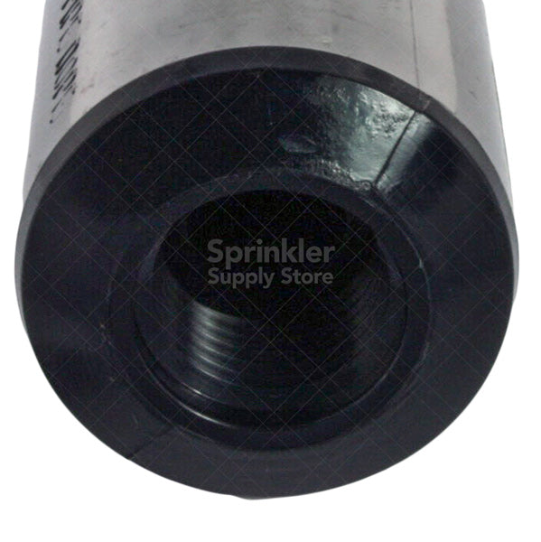 Toro 570Z-6P PRX spray head photographed outdoors showing the small 2-inch cap, compact body, and effluent (lavender) identification.