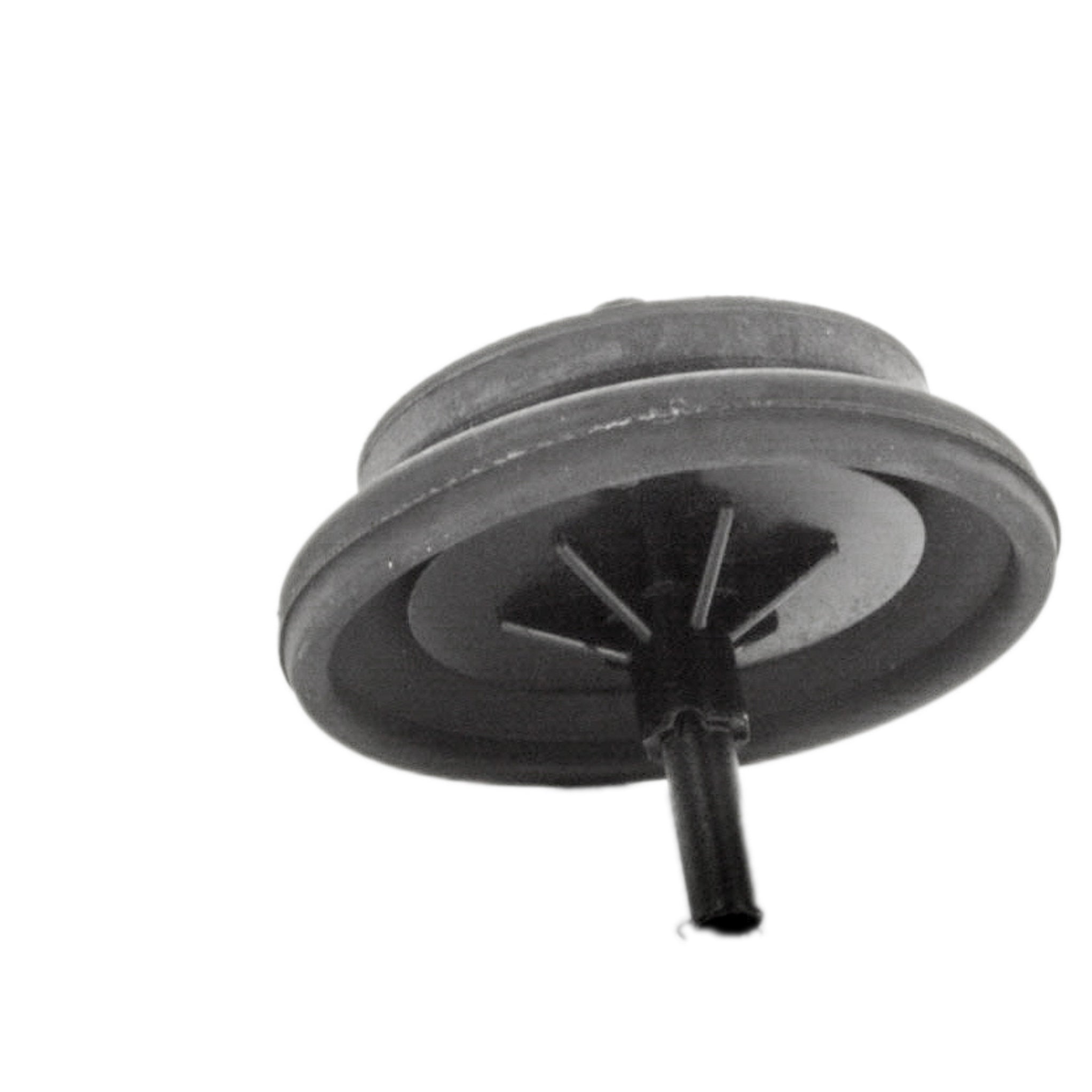 Close-up of Toro 102-0770 diaphragm assembly, showing rubber diaphragm surface and plastic seating area for P220 valves.