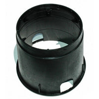 Front view of NDS 107B 6-inch round valve box (box only), showing the round opening and exterior profile used for irrigation valve access.