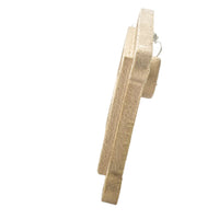 Angled close-up of Febco 110-035 cover plate, highlighting the machined face and screw locations for 1" 860 models.