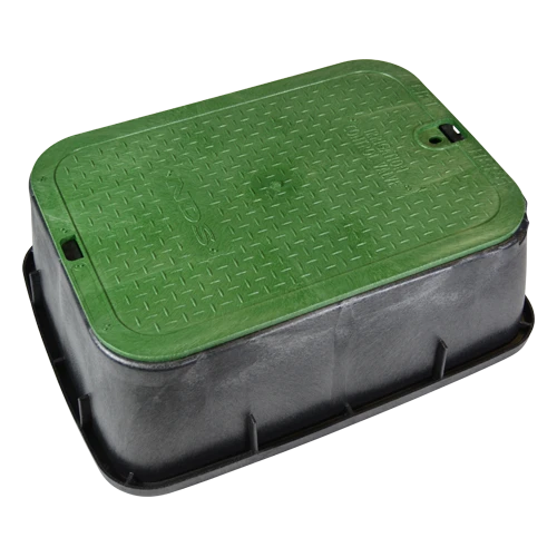 115TBC 14x19x6 Valve Box, Green Lid | Sprinkler Supply Store