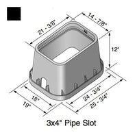 NDS - 117B - Standard 13" x 20" x 12", Box Only, Black