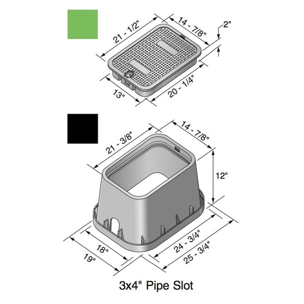 117BC Valve Box 13x20x12 | Sprinkler Supply Store