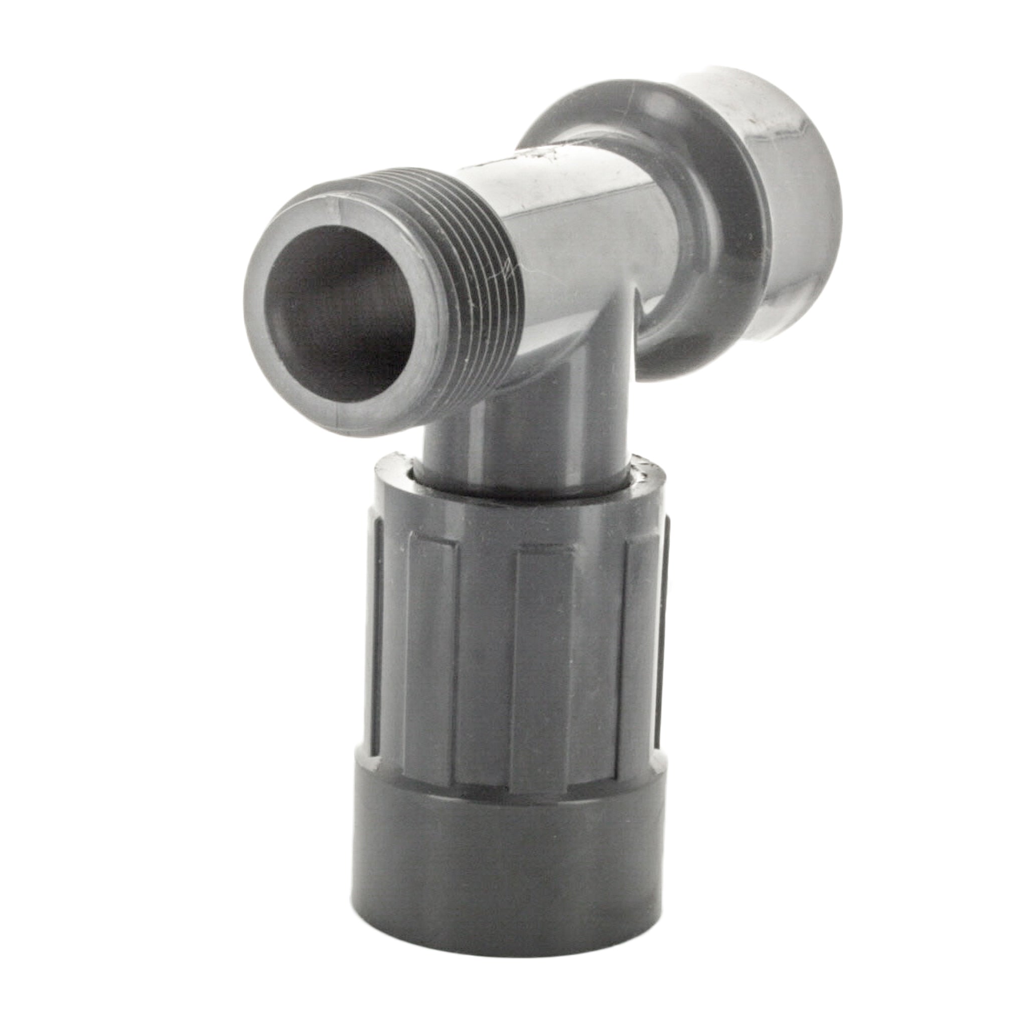 1" PVC Tee Slip x FVCONN x MIPT, 1-inch