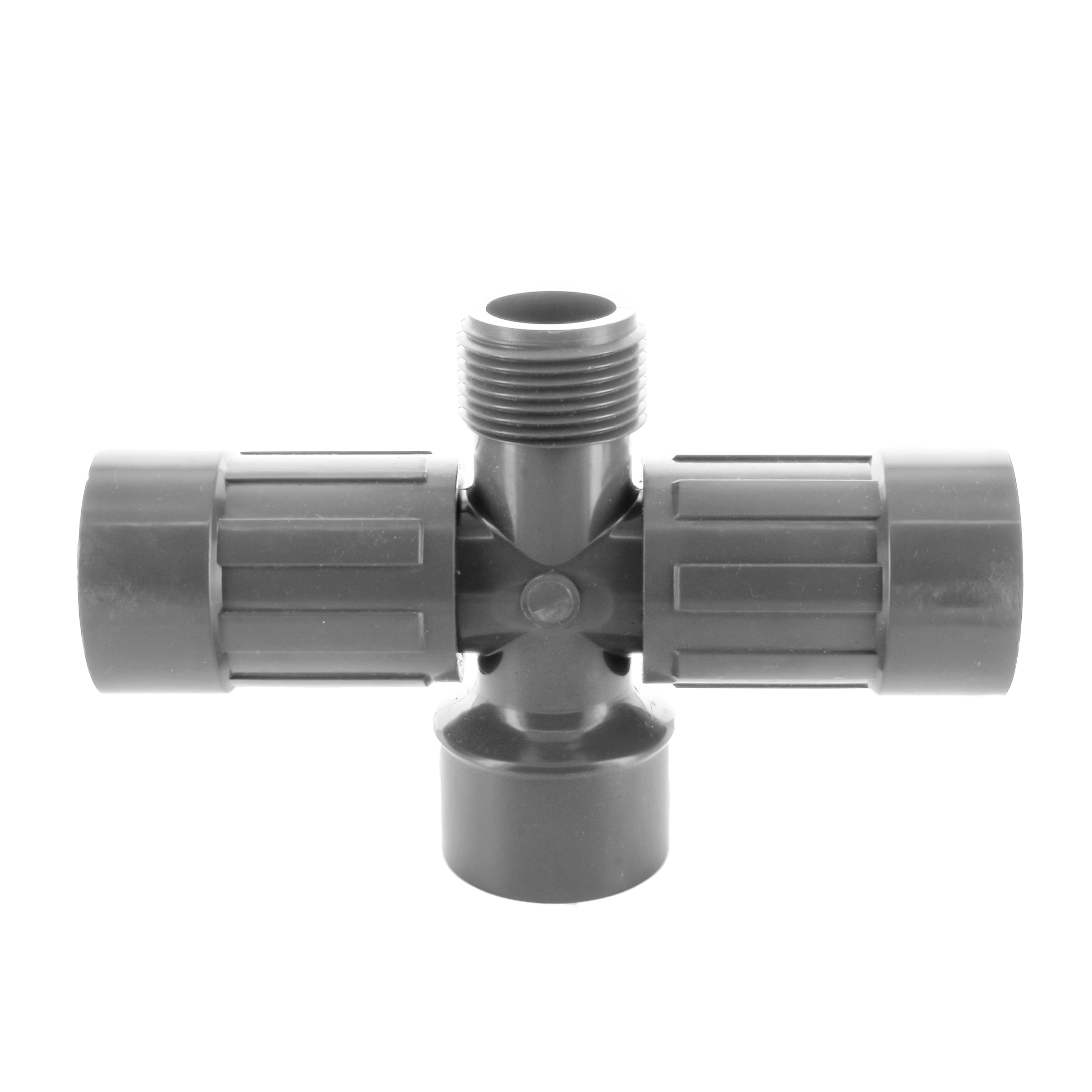 Lasco UltraZone 1" PVC Cross - 1" Slip x MTHD x FVConn