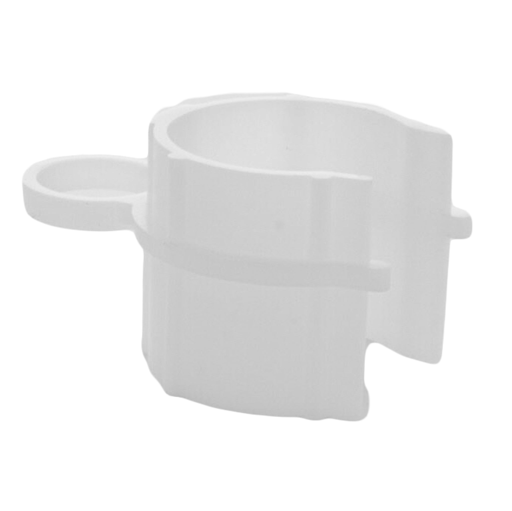 Hunter Nozzle Insertion Collar P/N 123200SP shown top view; molded polymer collar designed to hold rotor riser during nozzle installation and service.