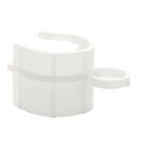 Close-up of the Hunter P/N 123200SP collar showing internal profile and molded feature details for aligning and holding the rotor riser in place.