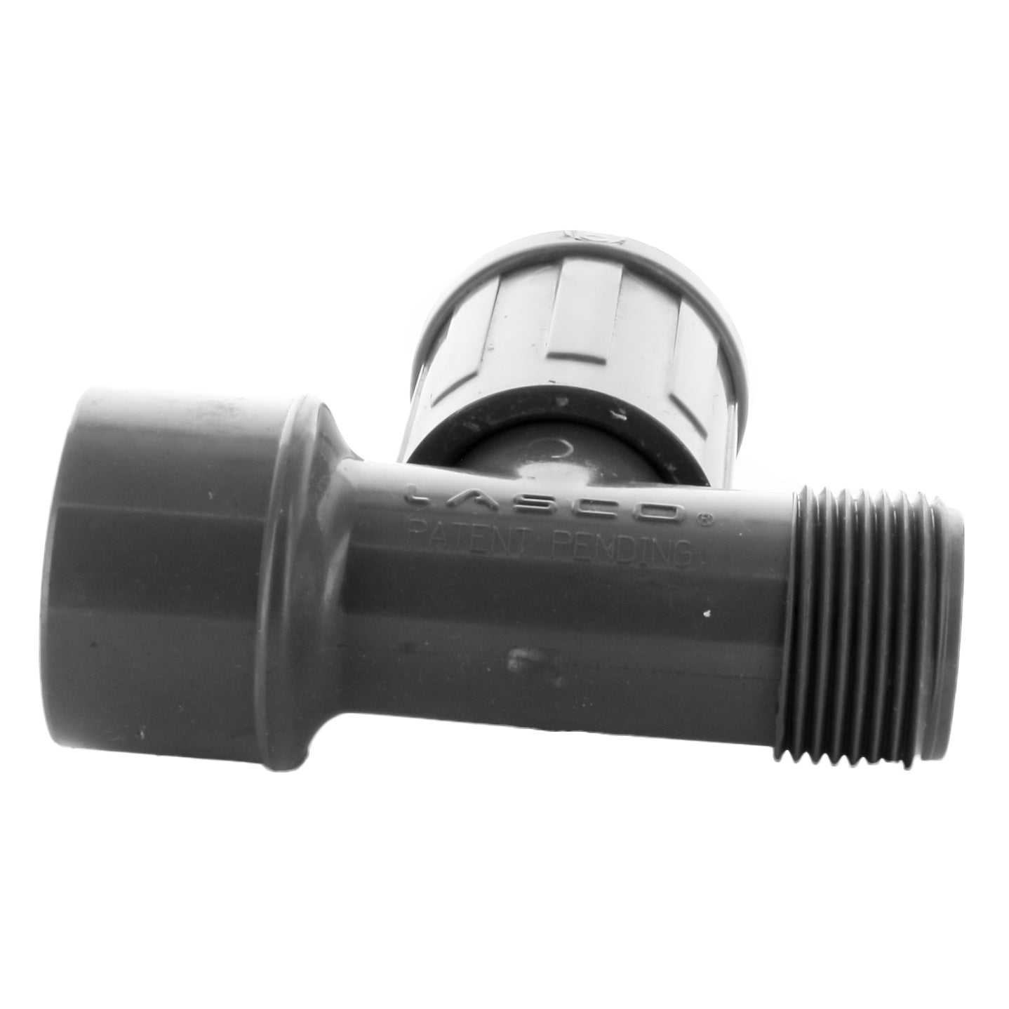 1 in. PVC Manifold Tee — Slip x Telescoping x MIPT (1304-010)